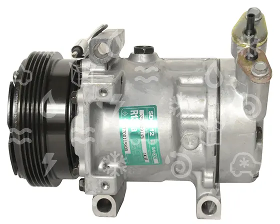 kompresor SANDEN 6V12 model 1415, řemenice 119 mm - PV5, 12V